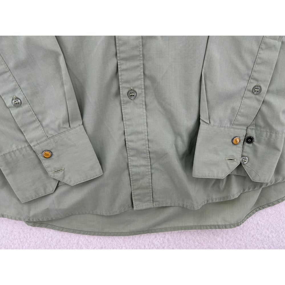 Quiksilver Mens Slim Fit Sage Green Long Sleeve Button Down Shirt XXL B109898 - Picture 3 of 12